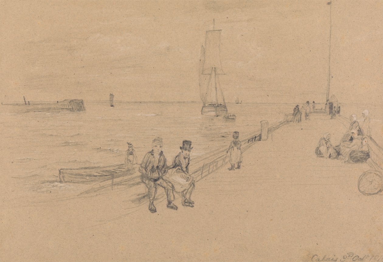 İskelede, Calais by Sir David Wilkie