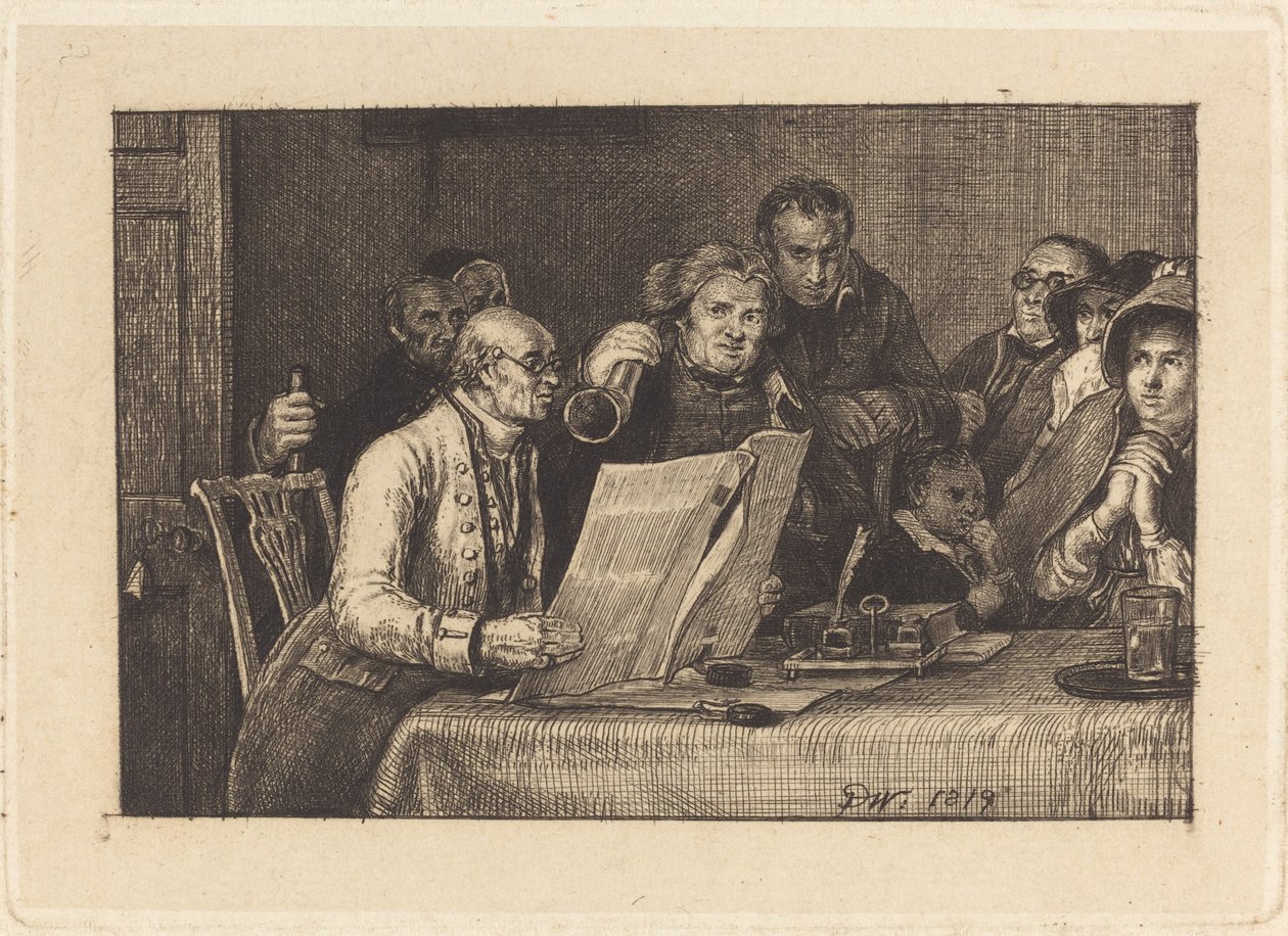 Vasiyeti okumak by Sir David Wilkie