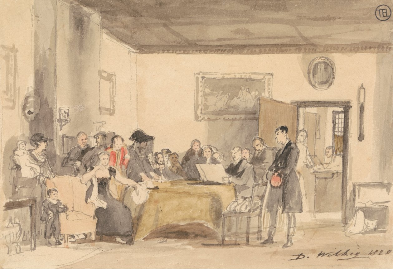 "Vasiyeti Okumak" Çalışması by Sir David Wilkie