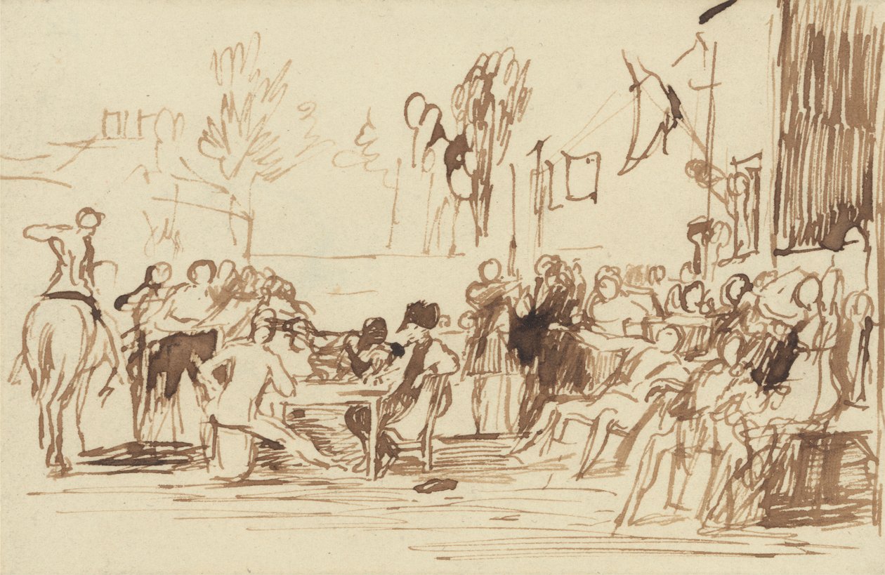 Waterloo Gönderisini Okuyan Chelsea Emeklileri by Sir David Wilkie