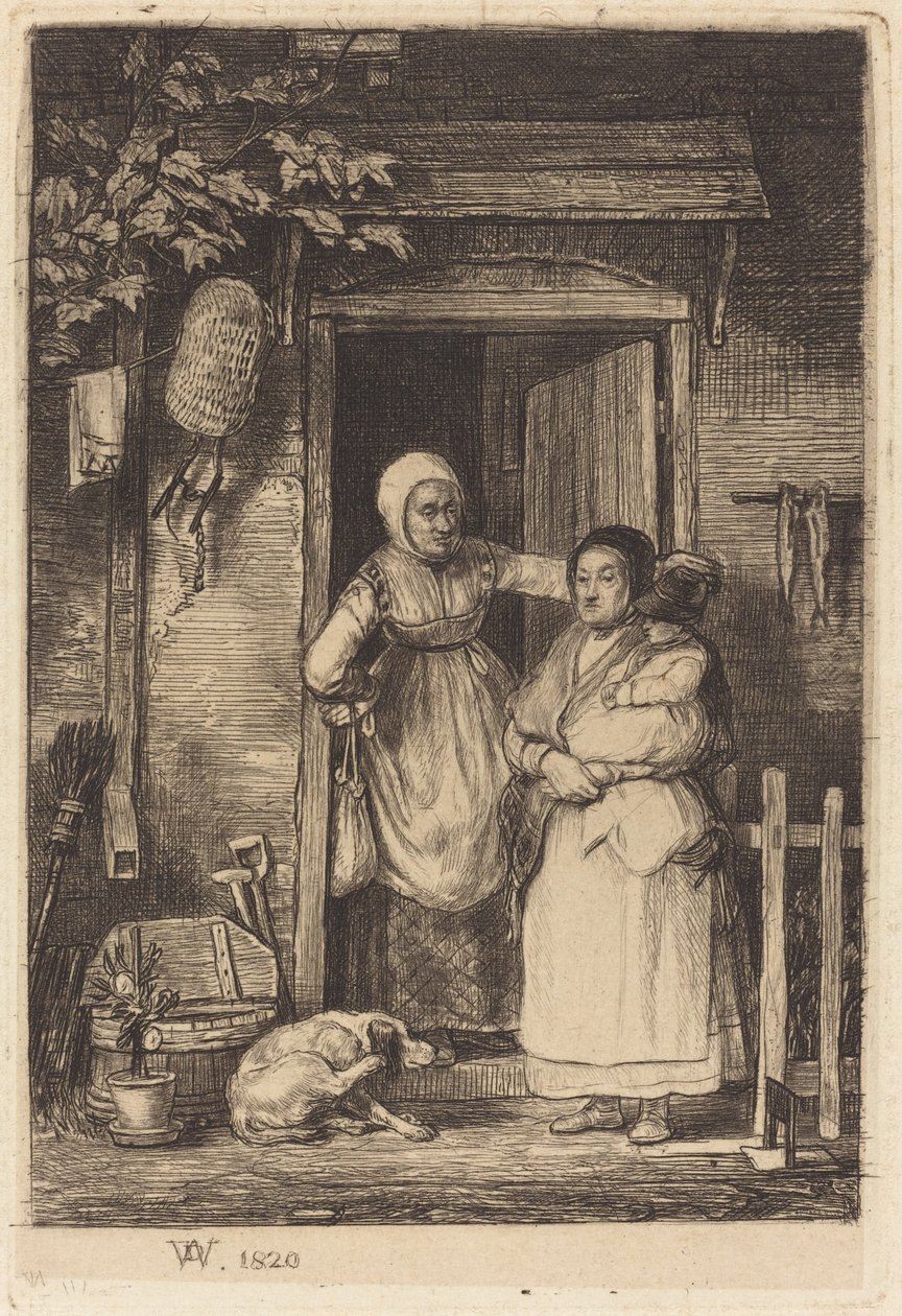 Kulübe Kapısı by Sir David Wilkie