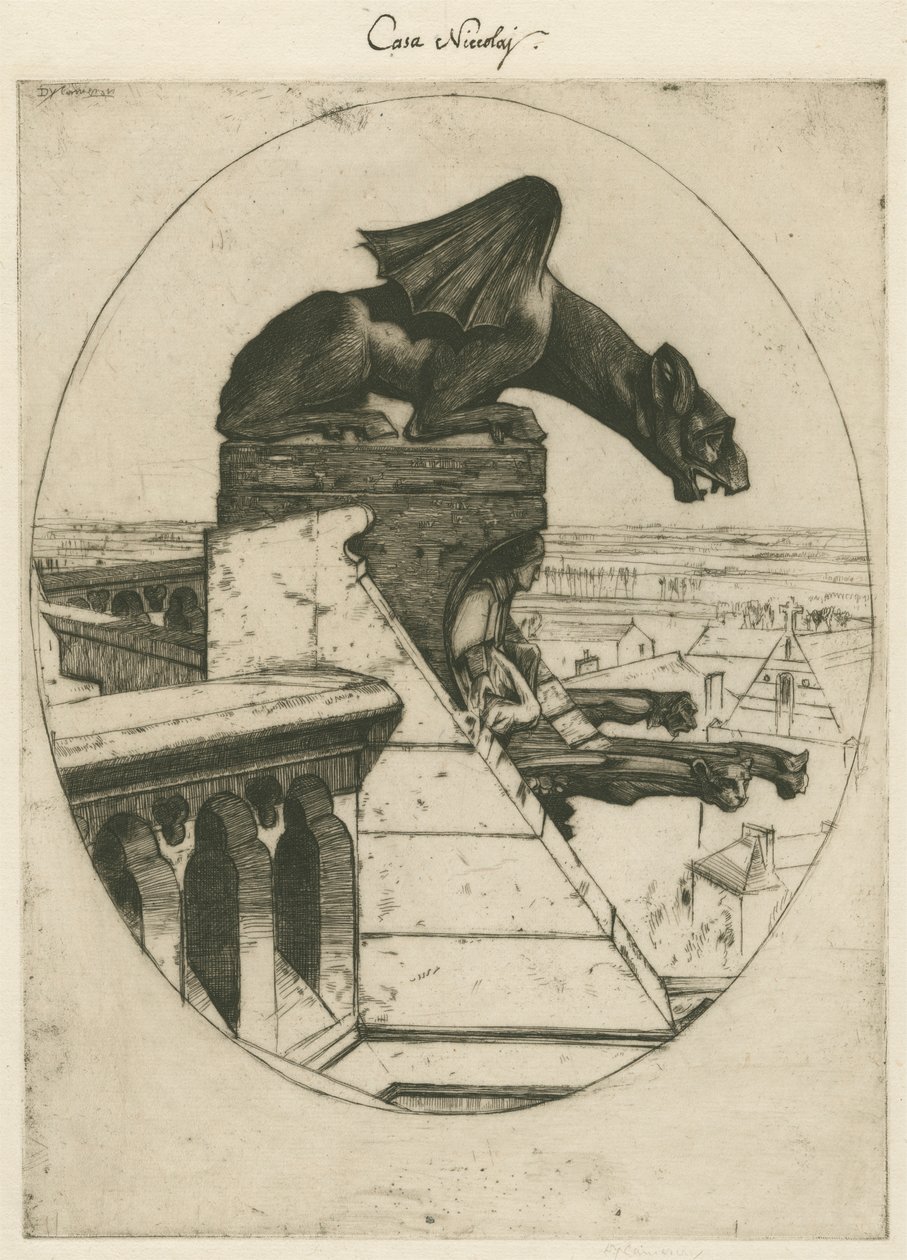 Amiens Chimera by Sir David Young Cameron
