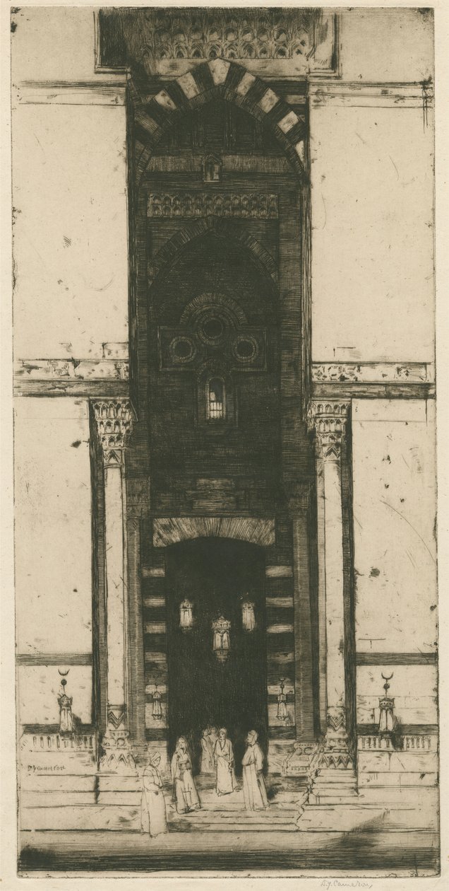Cami Kapısı, Kahire by Sir David Young Cameron