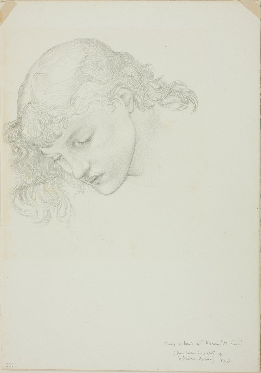 Başkan, Venüs Aynası Çalışması by Sir Edward Burne Jones