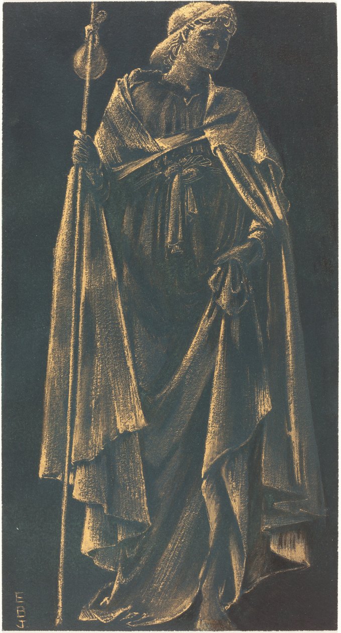 hizmet eden melek by Sir Edward Coley Burne Jones