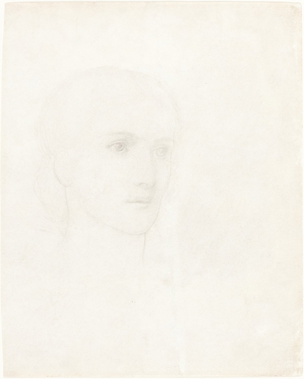 Bir Kadının Başı by Sir Edward Coley Burne Jones