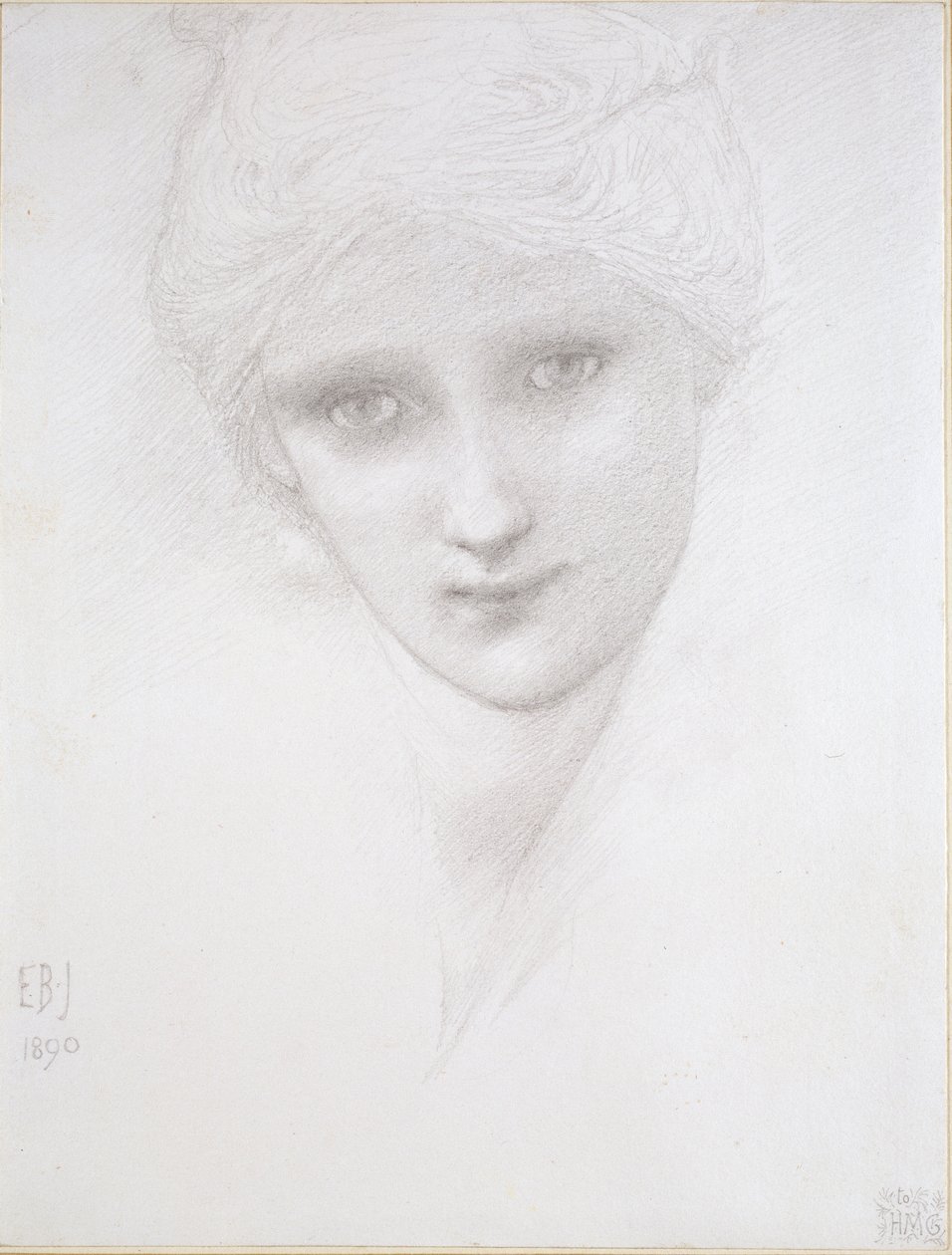 Bir Kadının Başı, 1890 by Sir Edward Coley Burne Jones