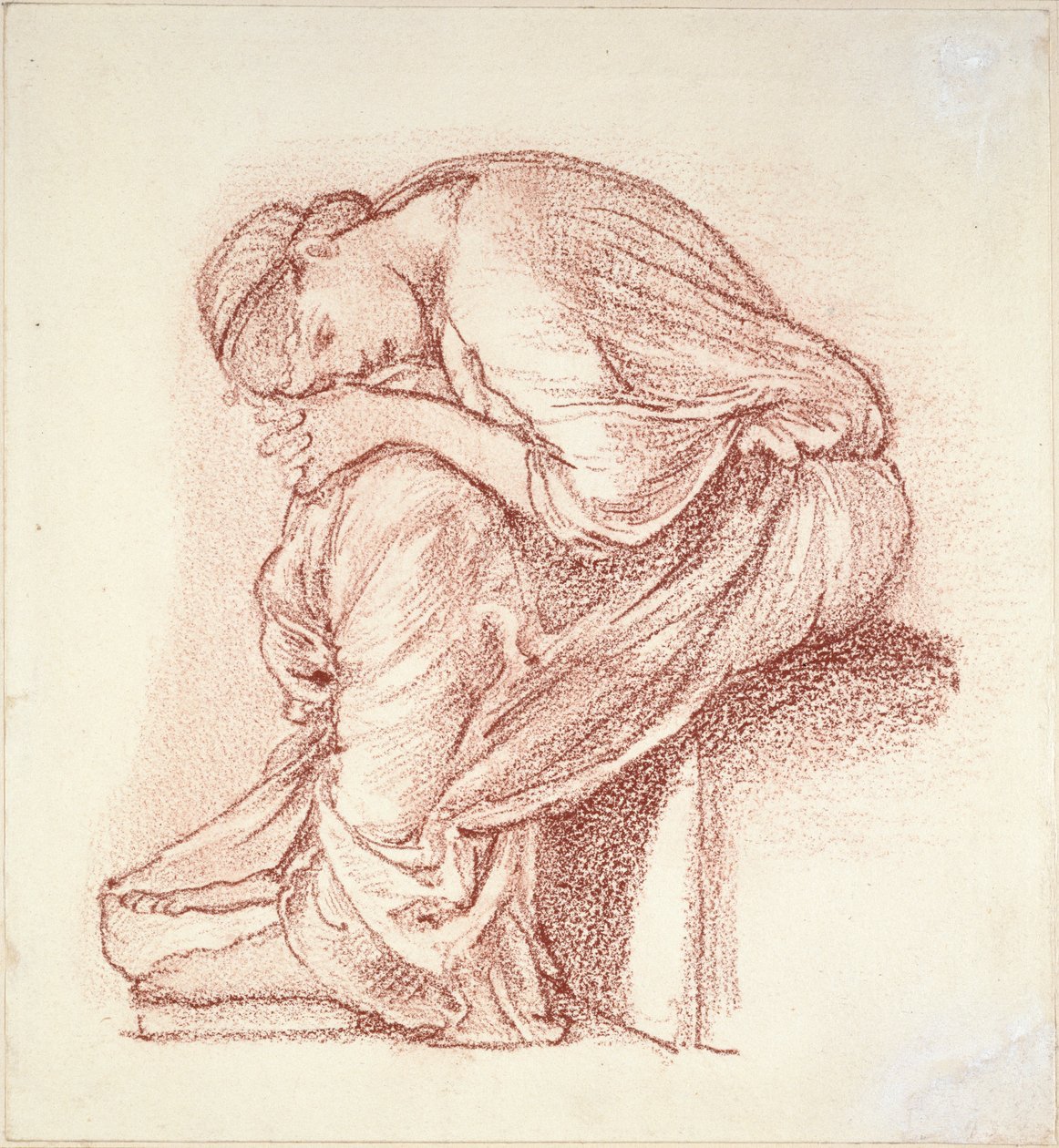 Oturan Kadın Figürü, 19. yüzyıl sonu by Sir Edward Coley Burne Jones