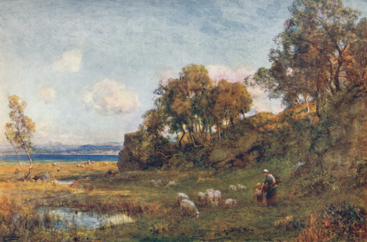 Korunaklı Meralar, c1900. by Sir Ernest Albert Waterlow