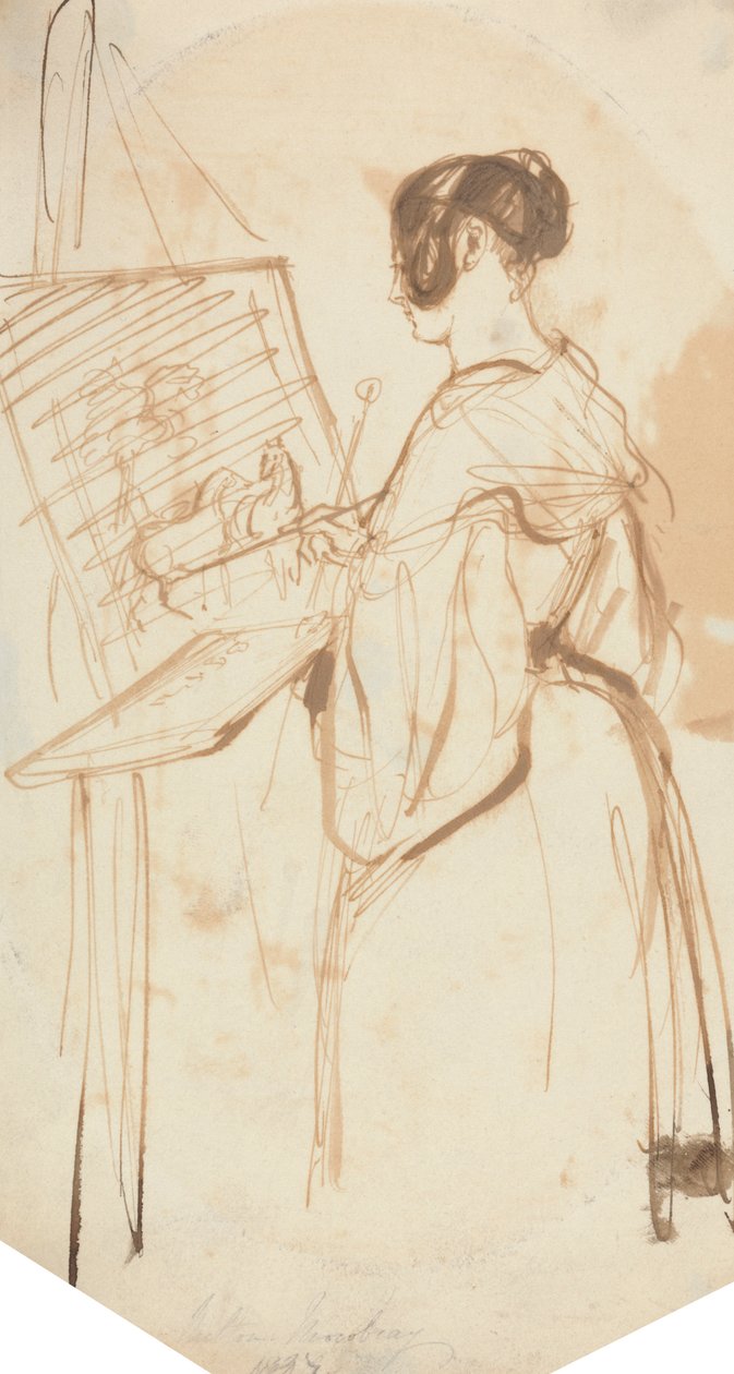 Bir Bayan Boyama by Sir Francis Grant