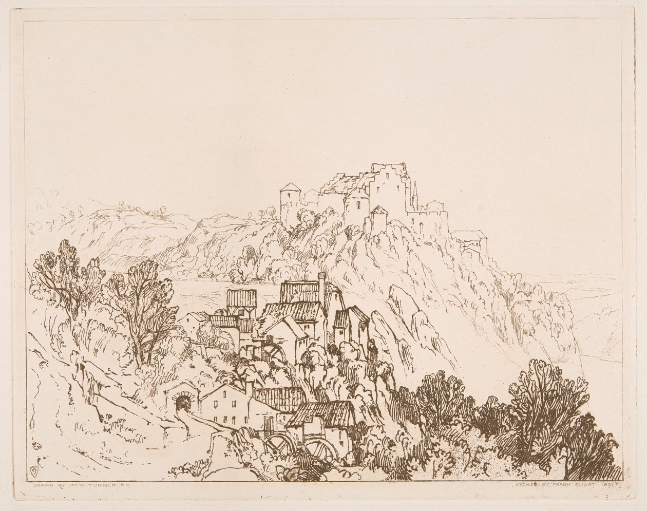 Ren Şelaleleri, Schaffhausen by Sir Frank Short