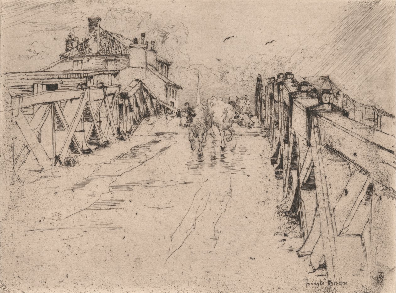 Fosdyke Köprüsü by Sir Frank Short