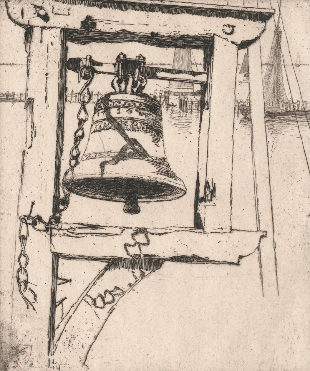 Dike Çanı, Volendam by Sir Frank Short