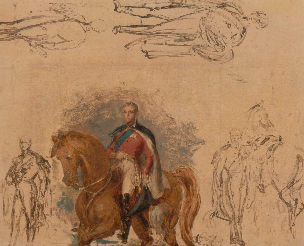 Wellington Dükü için çalışmalar by Sir George Hayter