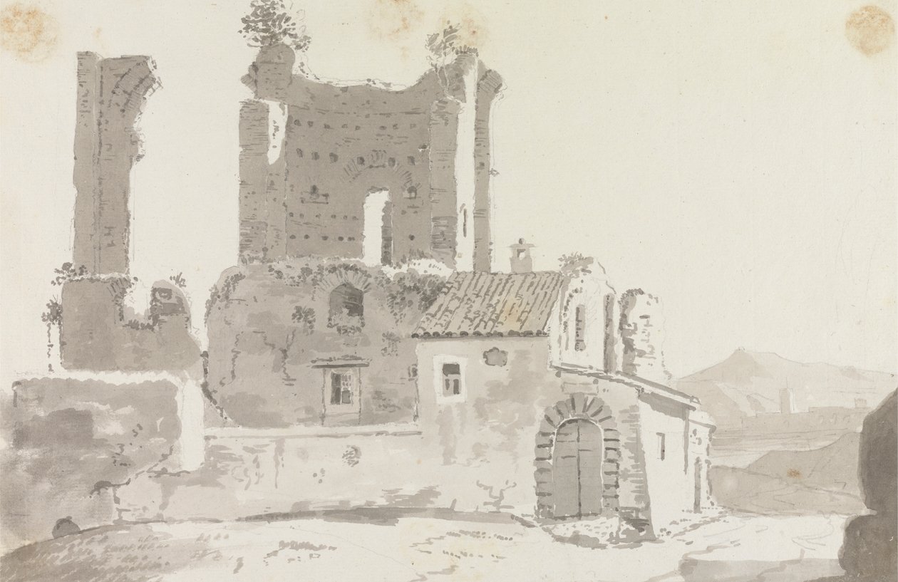 Roma Dışındaki Harabeler by Sir George Howland Beaumont seventh Baronet