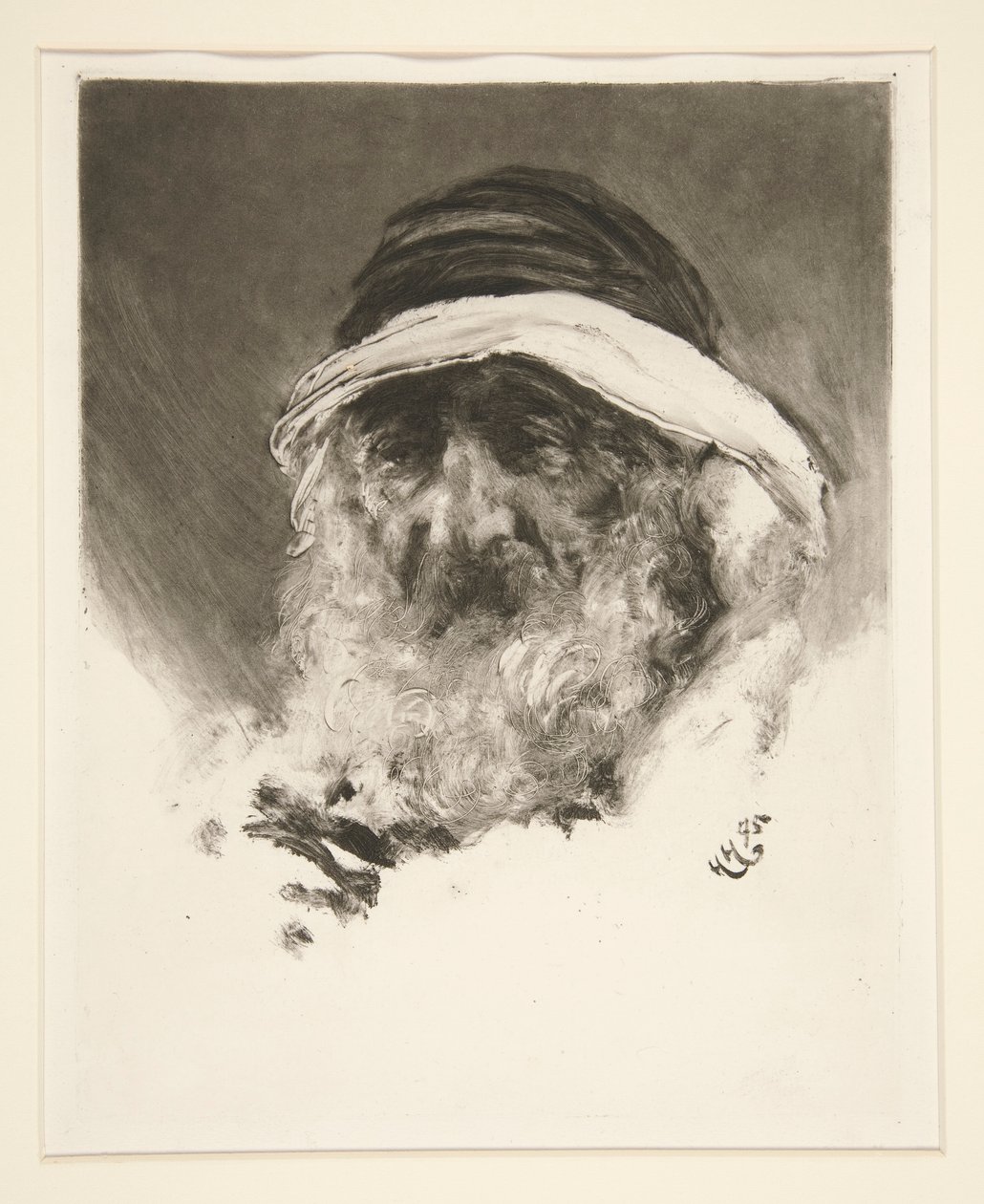 bir Arap by Sir Hubert von Herkomer