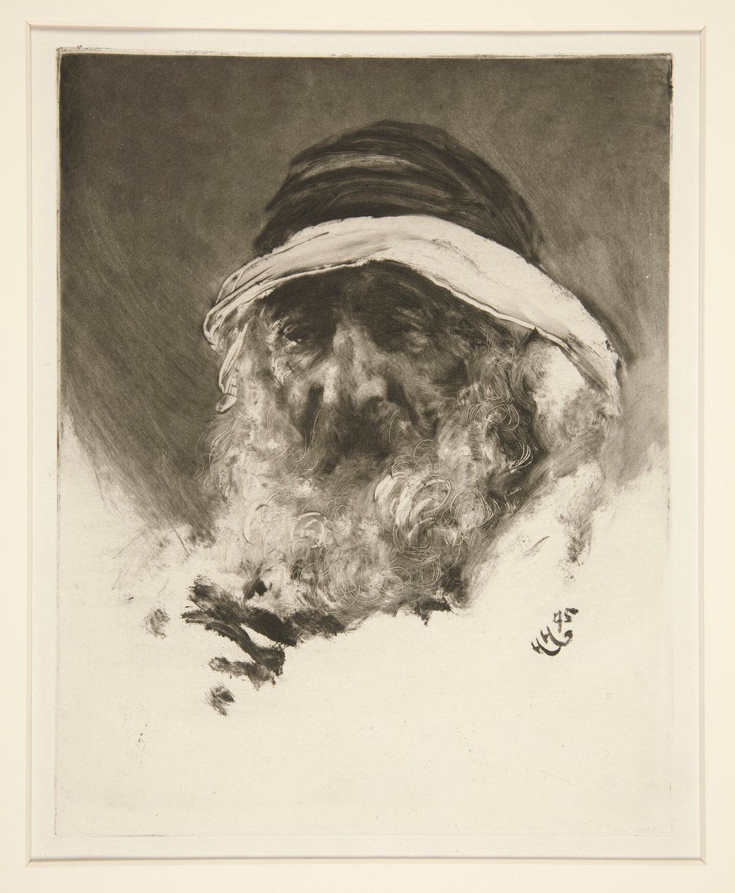bir Arap by Sir Hubert von Herkomer