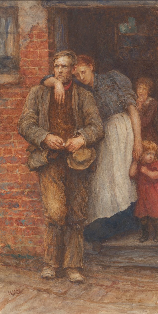Saldırıda by Sir Hubert von Herkomer