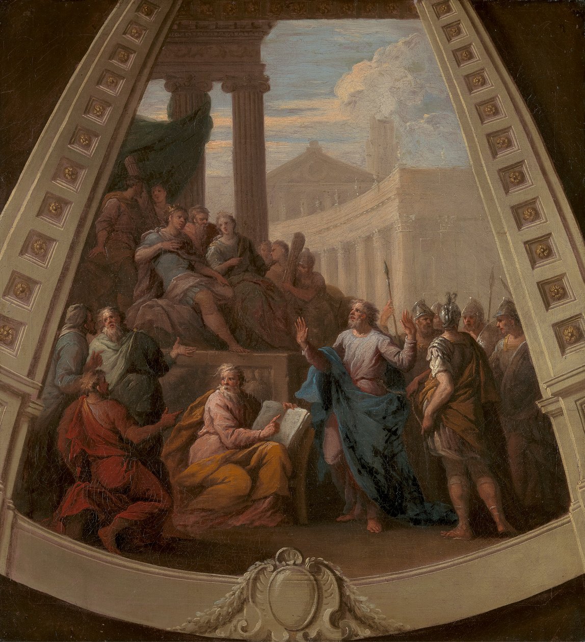 Agrippa'dan önce Aziz Paul by Sir James Thornhill