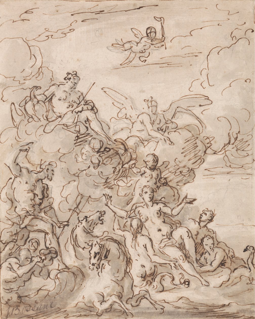 Venüs'ün Doğuşu by Sir James Thornhill