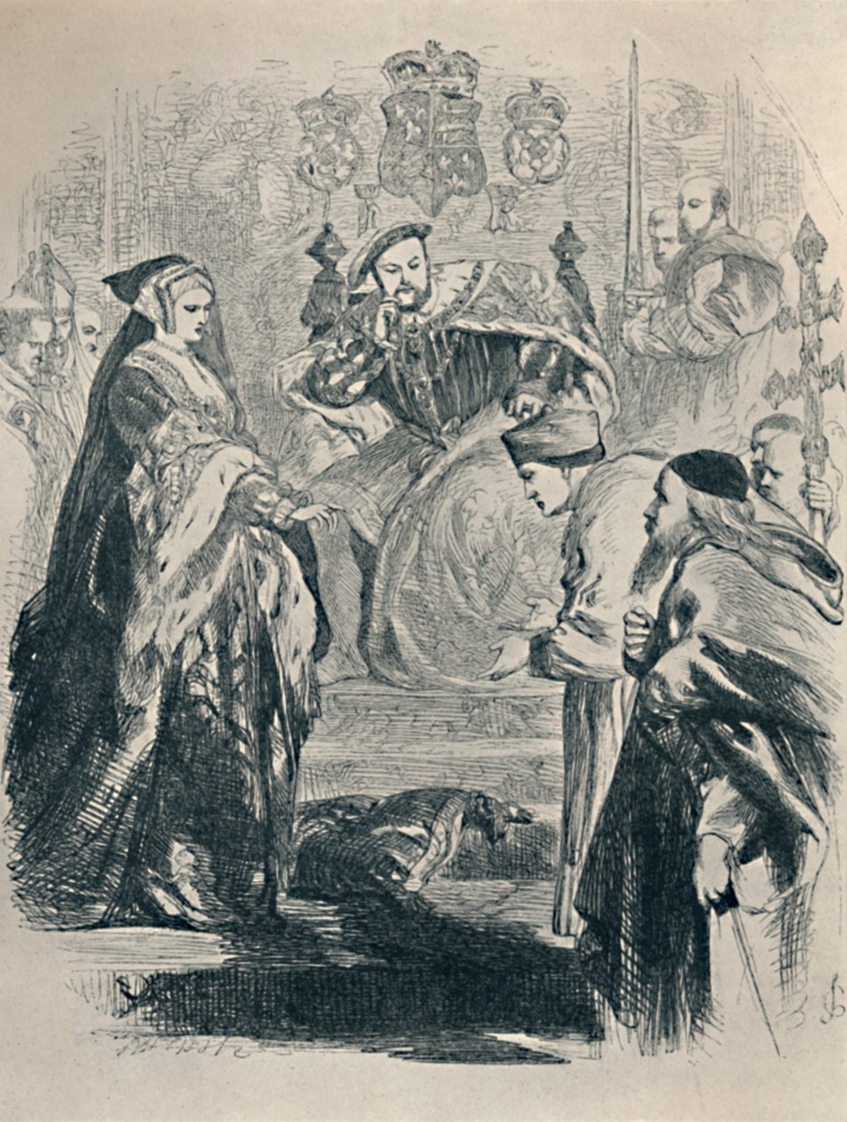 Kraliçe Catherine: Lord Cardinal, -Seninle Konuşuyorum.., c1890, 1923 by Sir John Gilbert