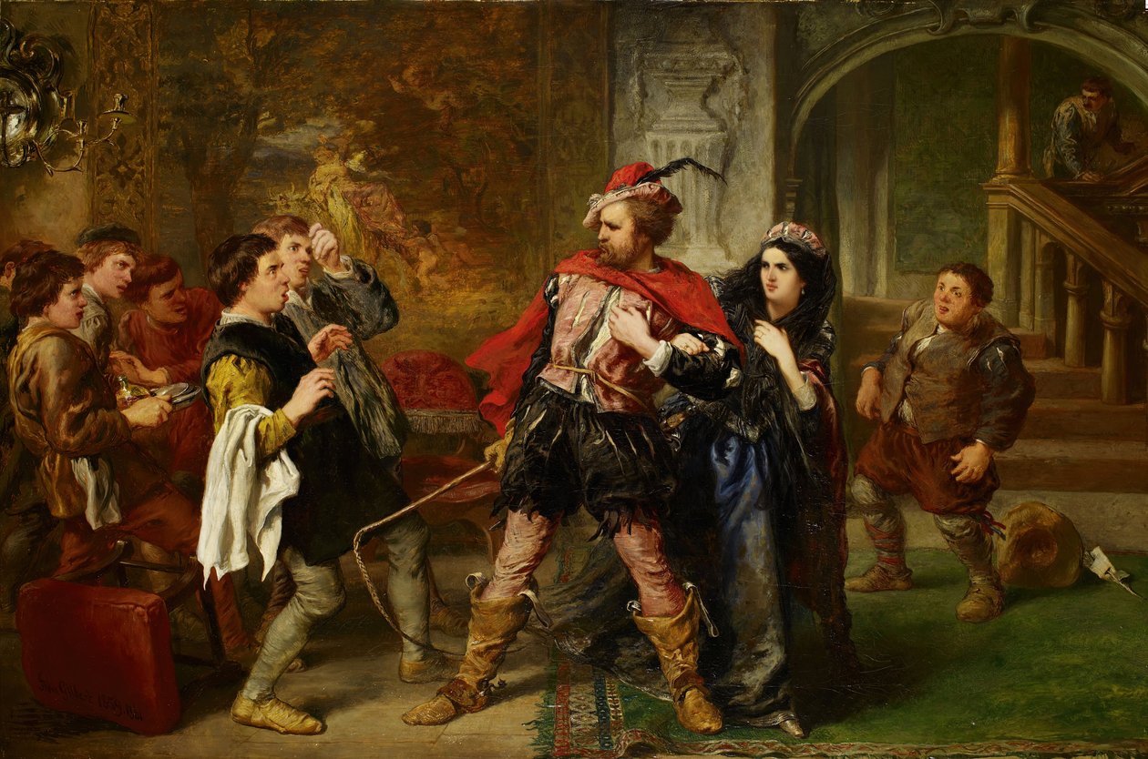 Hırçınlığın Evcilleştirilmesi, 1861. by Sir John Gilbert