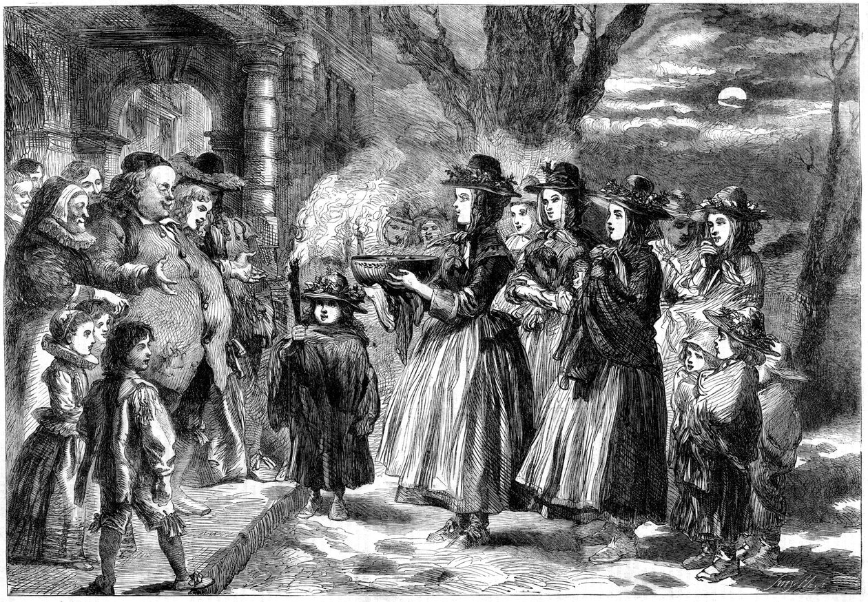 Wassail Bowl, 1860. by Sir John Gilbert
