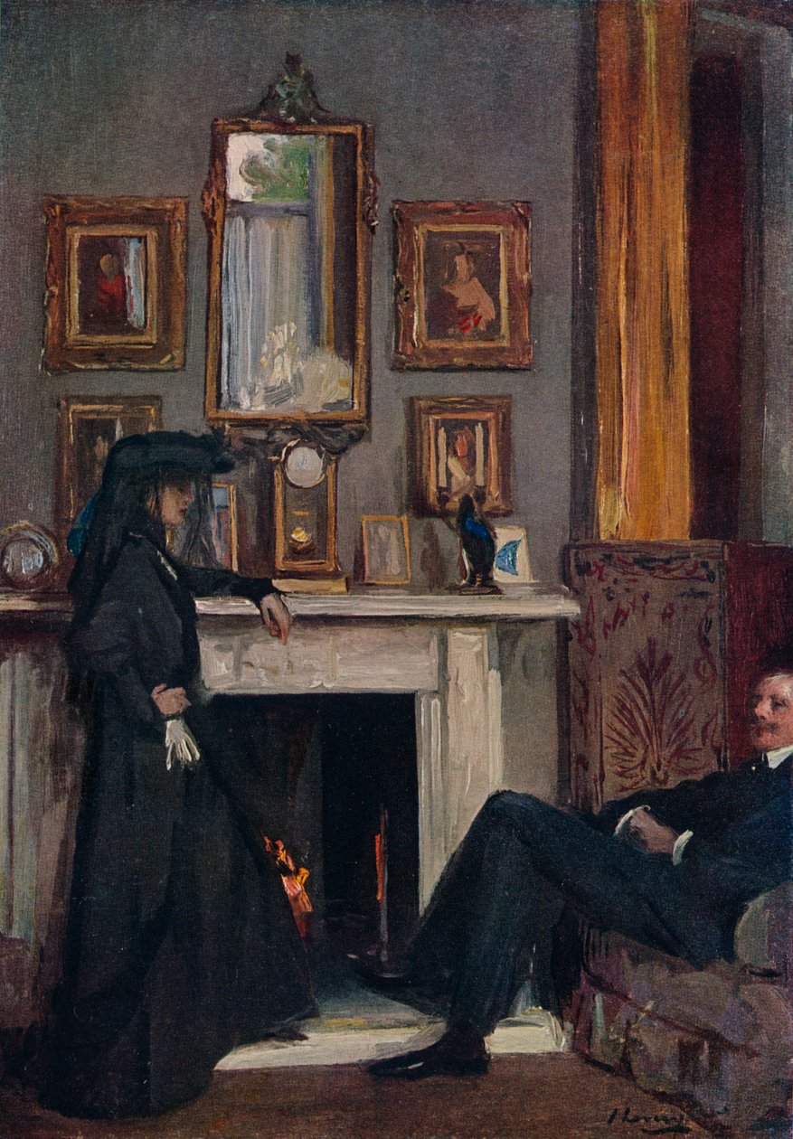 Gri Çizim Odası, Tanca, 1911, 1914 by Sir John Lavery