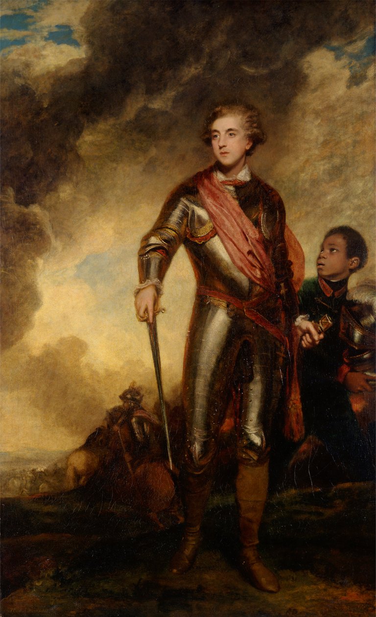 Charles Stanhope, üçüncü Harrington Kontu ve Marcus Richard Fitzroy Thomas by Sir Joshua Reynolds RA