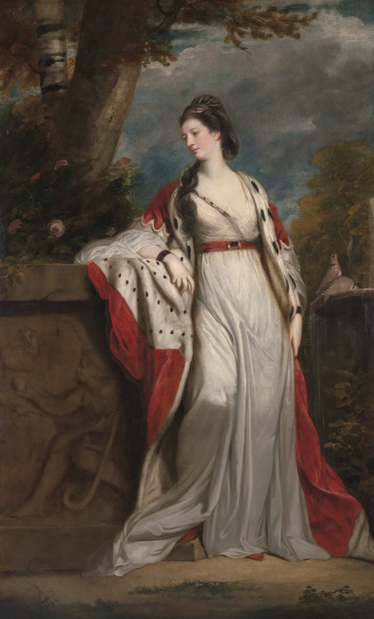 Elizabeth Gunning, Hamilton ve Argyll Düşesi by Sir Joshua Reynolds RA
