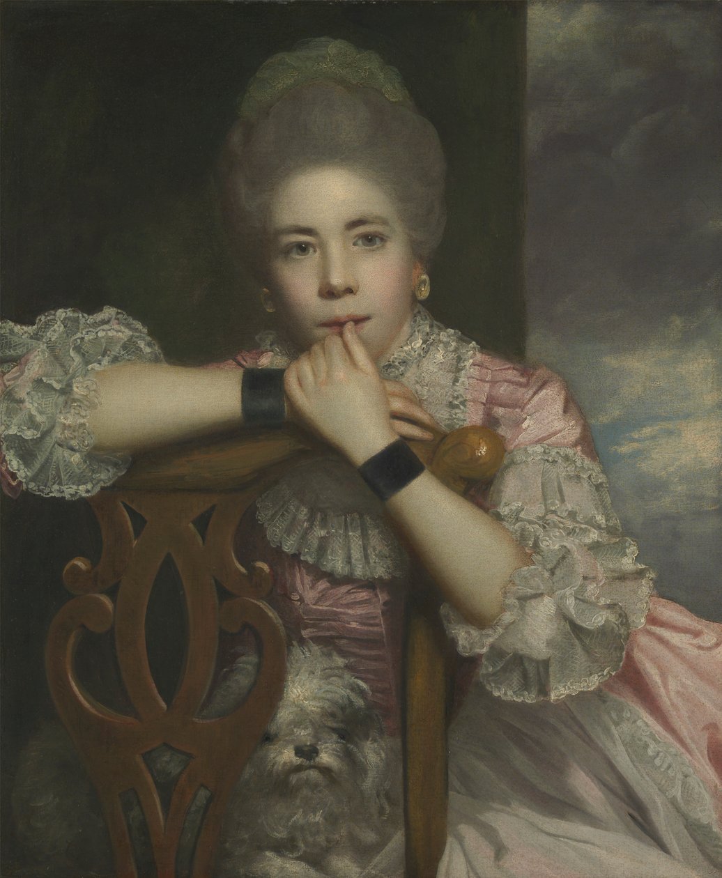 William Congreve'nin "Love for Love" filminde Bayan Prue rolünde Bayan Abington by Sir Joshua Reynolds RA