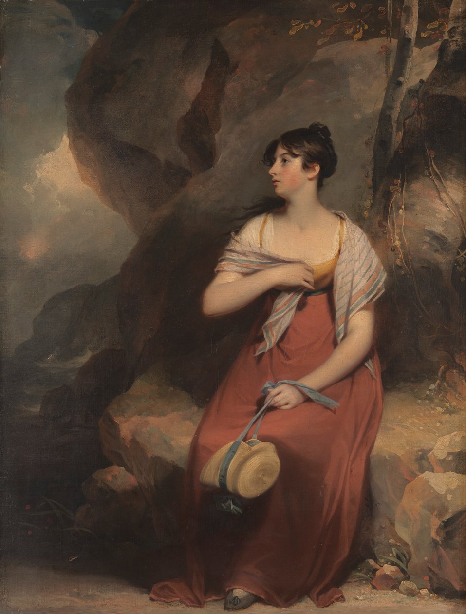 Manzarada Bir Kadın by Sir Martin Archer Shee