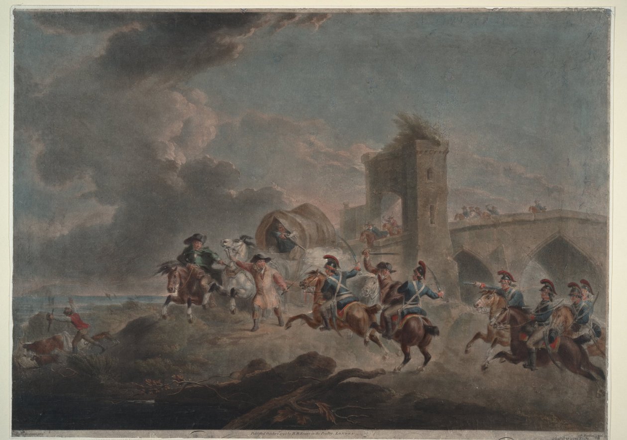 Kaçakçılar saldırıya uğradı, 1795-1798 by Sir Peter Francis Bourgeois