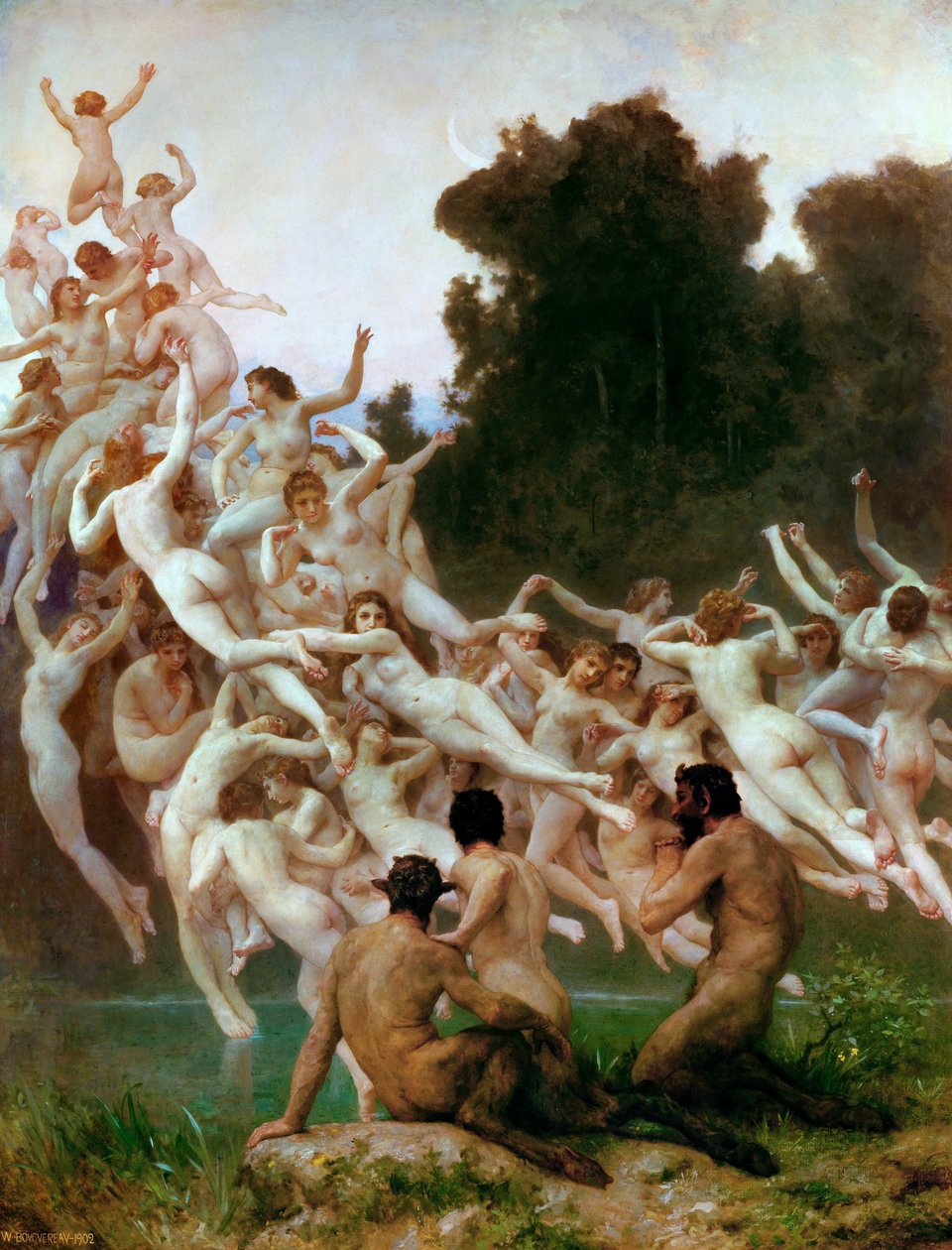 Oreads by Sir Peter Francis Bourgeois