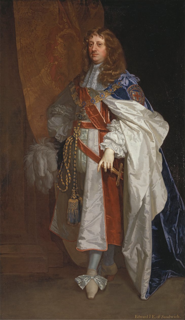 Edward Montagu, ilk Sandviç Kontu by Sir Peter Lely
