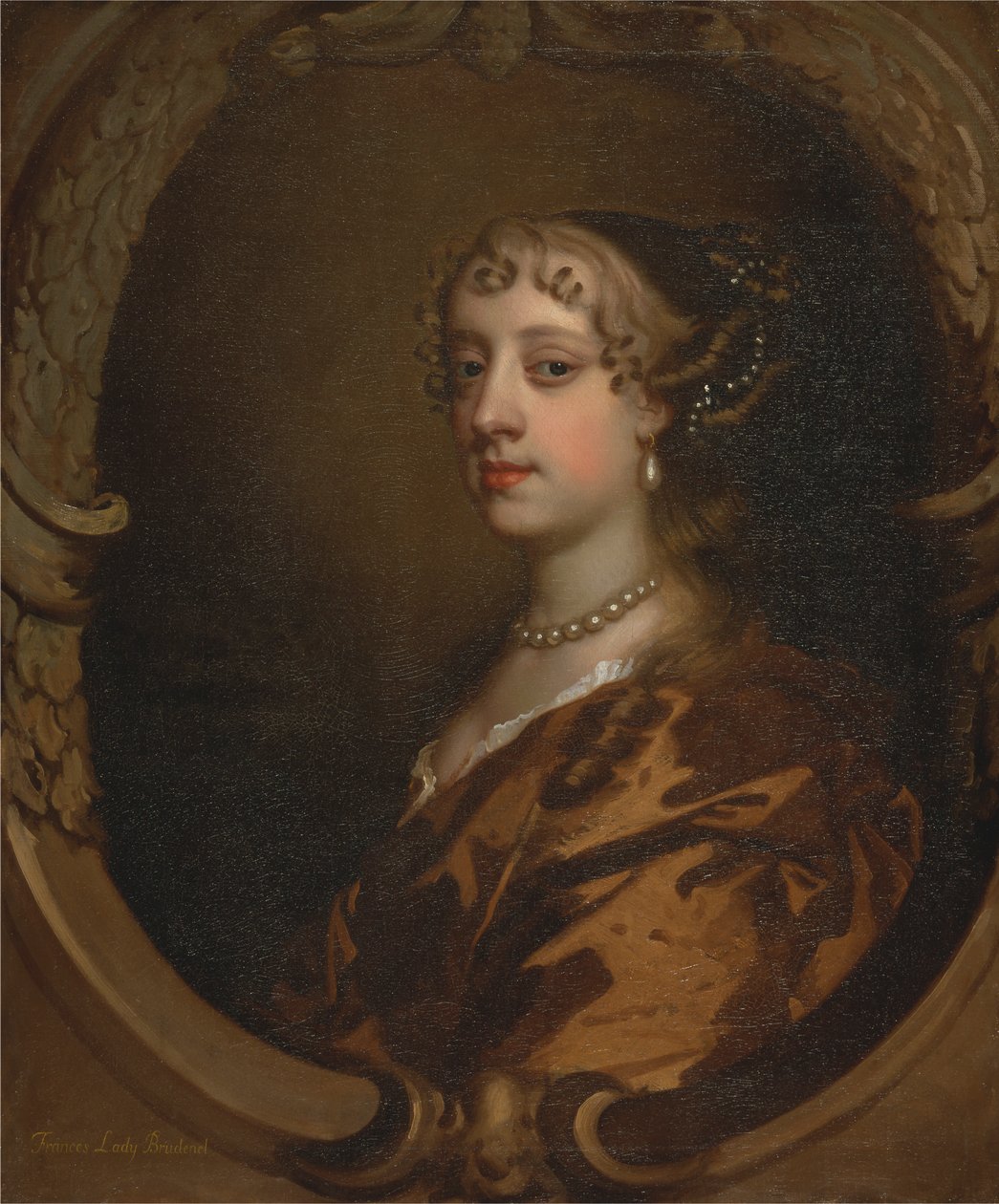 Leydi Frances Savile, daha sonra Leydi Brudenell by Sir Peter Lely
