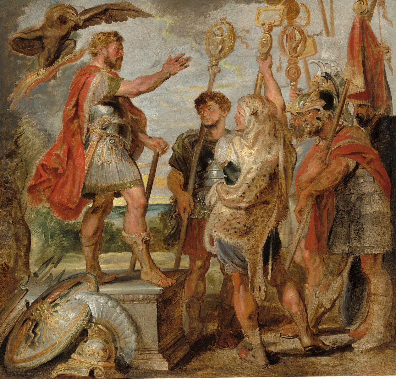 Decius Muş Lejyonlara Sesleniyor by Sir Peter Paul Rubens