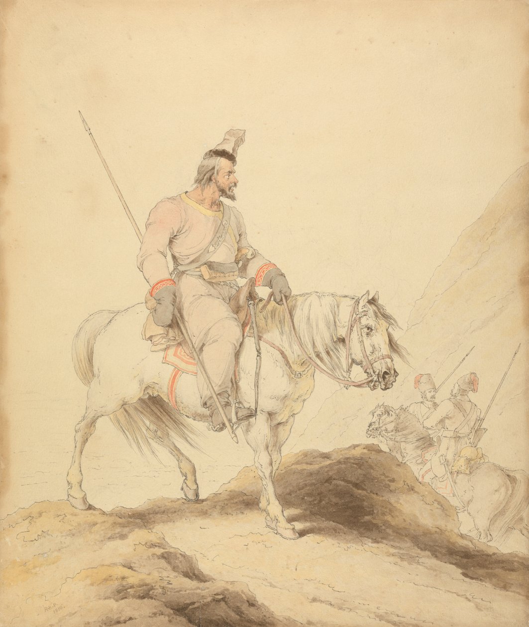 Bir Ural Kazak by Sir Robert Kerr Porter