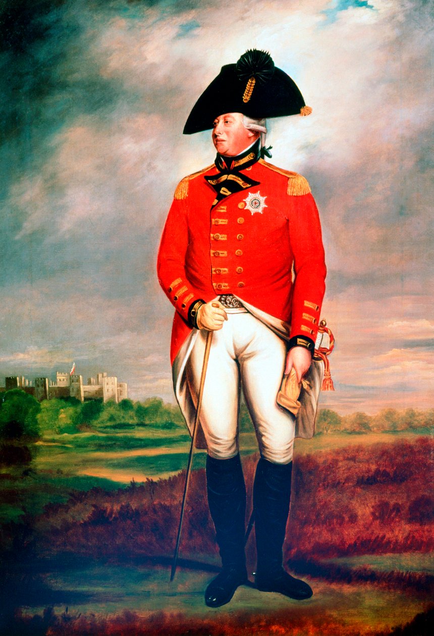 George III, İngiltere Kralı, c1800 by Sir William Beechey