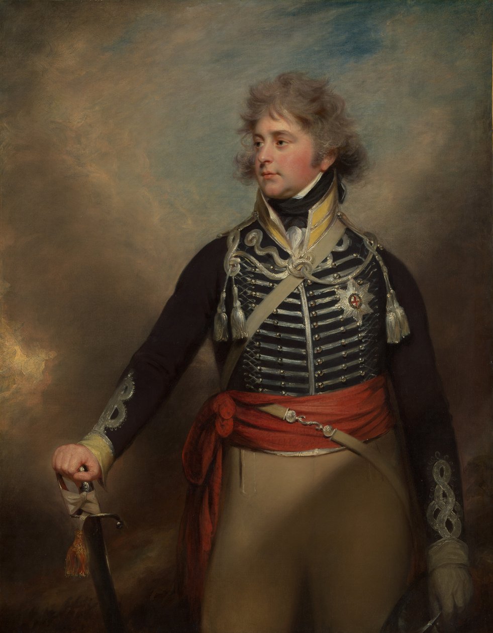 George IV 1762-1830, Galler Prensi. by Sir William Beechey