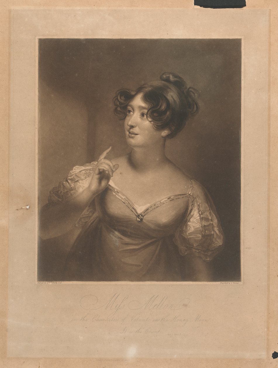 Bal Ayı'nda Voltante Karakterinde Bayan Mellon by Sir William Beechey
