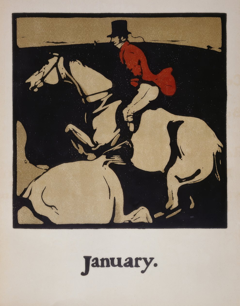 at yarışı by Sir William Nicholson