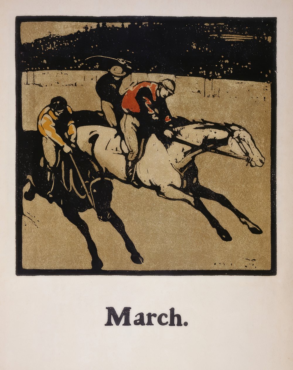 at yarışı by Sir William Nicholson