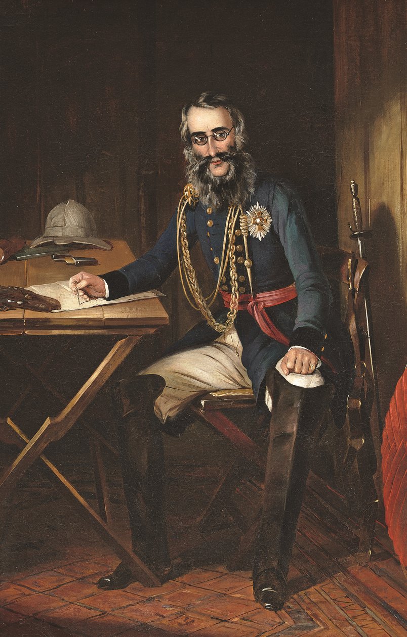 General Sir Charles Napier'in Portresi (1782-1853) (tuval üzerine yağlıboya) by Smart Smart