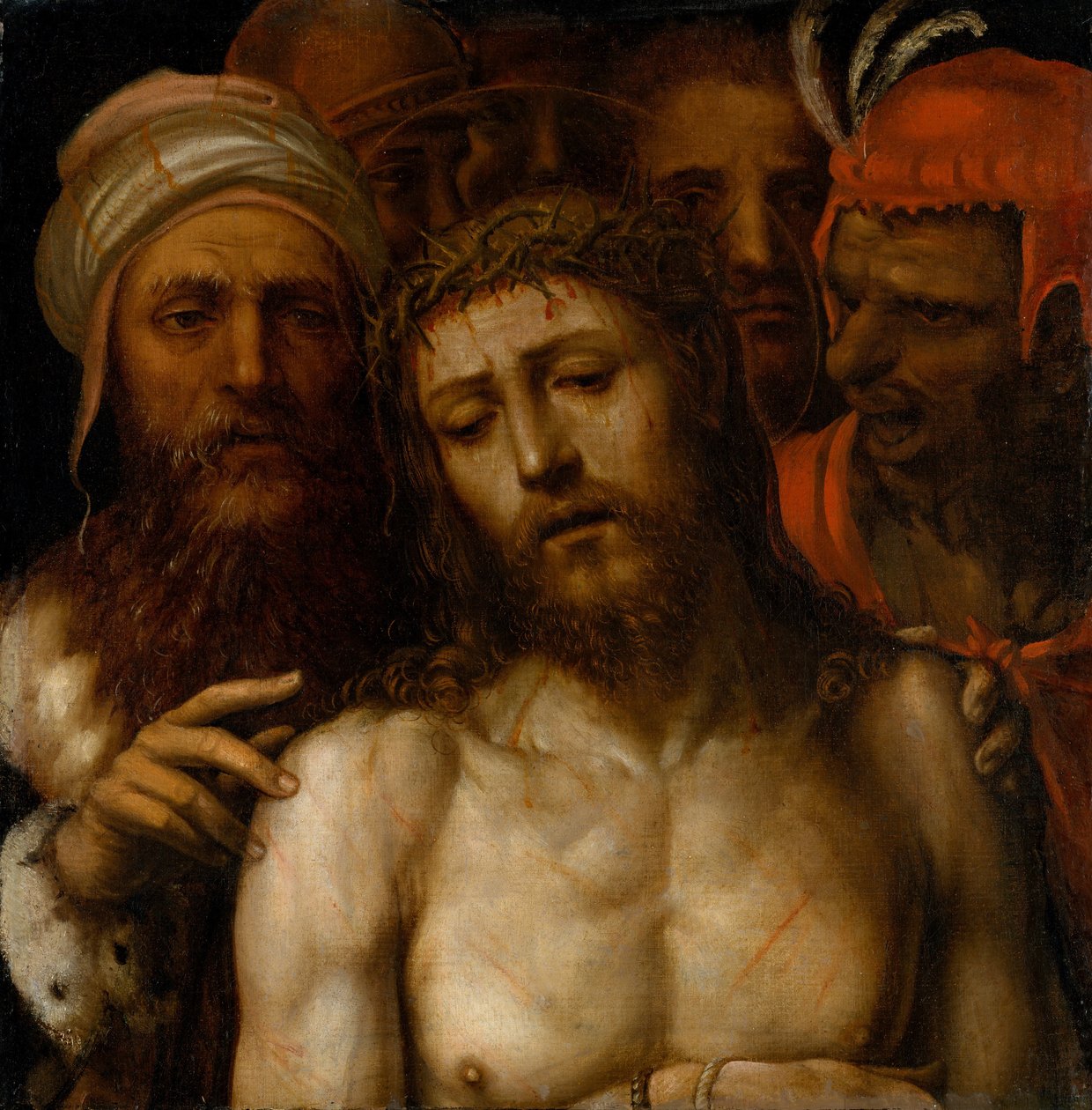İnsanlara Sunulan İsa Ecce Homo, yak. 1540-49. by Sodoma