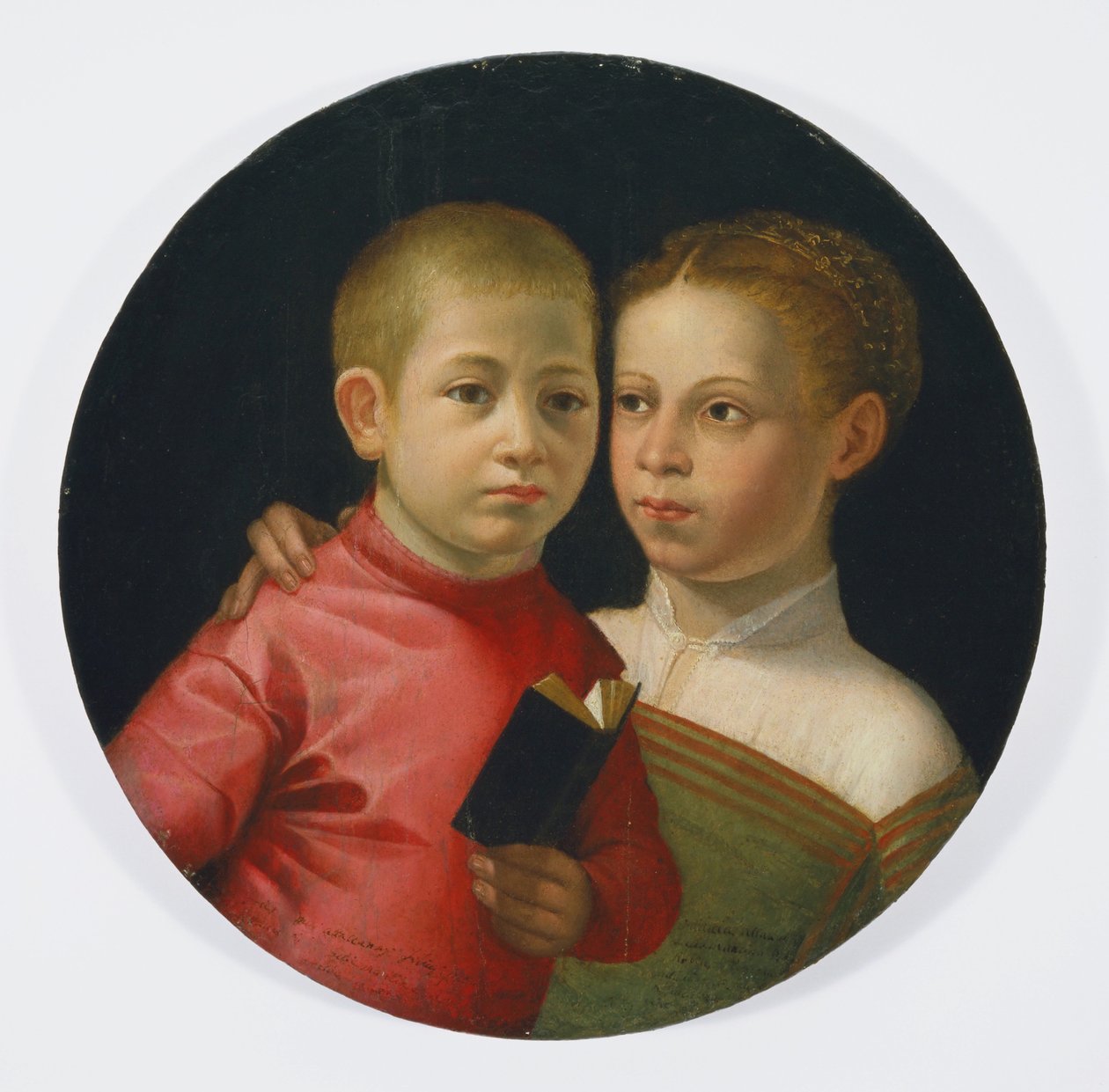 Attavanti Ailesinden Bir Erkek ve Kızın Çifte Portresi, c.1580 by Sofonisba Anguissola