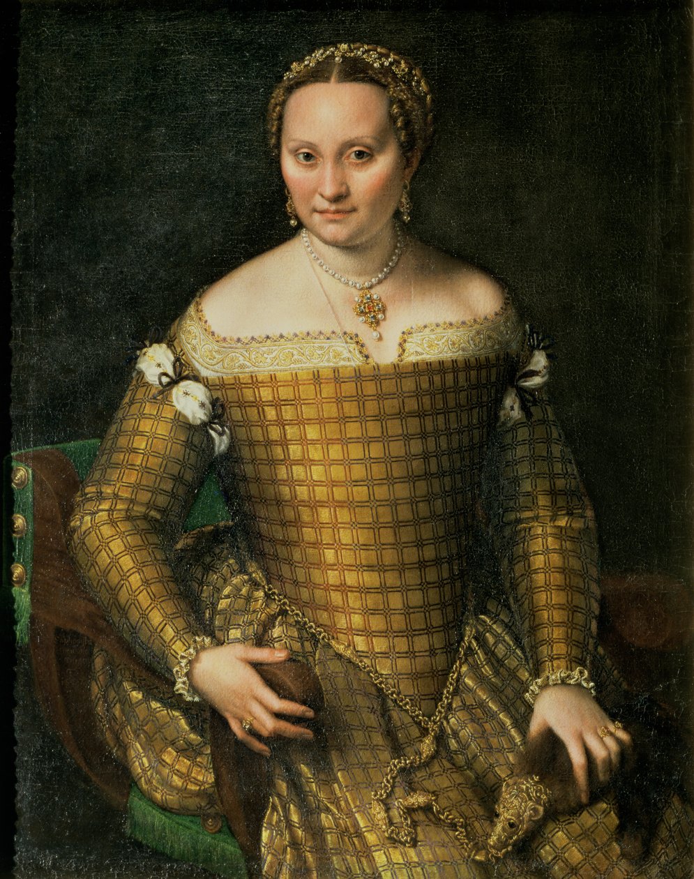 Sanatçının annesinin portresi, Bianca Ponzoni Anguisciola, 1557 by Sofonisba Anguissola