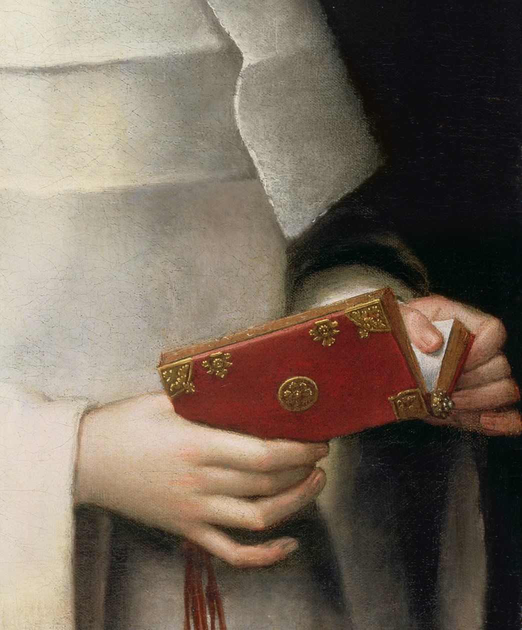 79749 tuval detayında bir rahibe kılığına girmiş sanatçıların kız kardeşi portresi by Sofonisba Anguissola