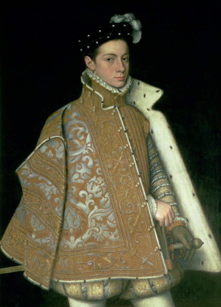 Alessandro Farnese (1546-92), daha sonra Hollanda Valisi (1578-86), Margaret of Parma (1522-86) ve Ottavio Farnese, Parma Dükü (1520-86), c.1561 by Sofonisba Anguissola