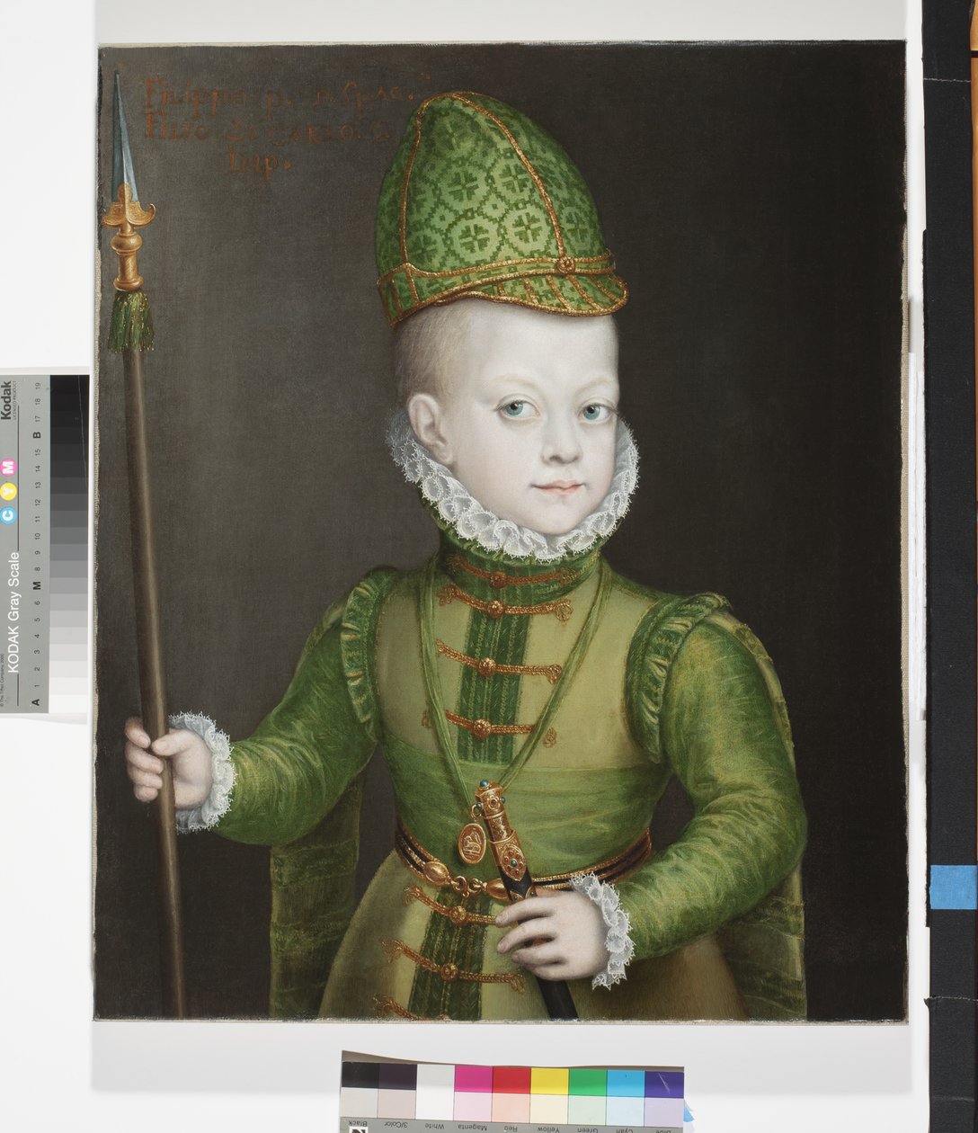 İspanyol Sarayında Bir Çocuğun Portresi, c.1565-70 by Sofonisba Anguissola